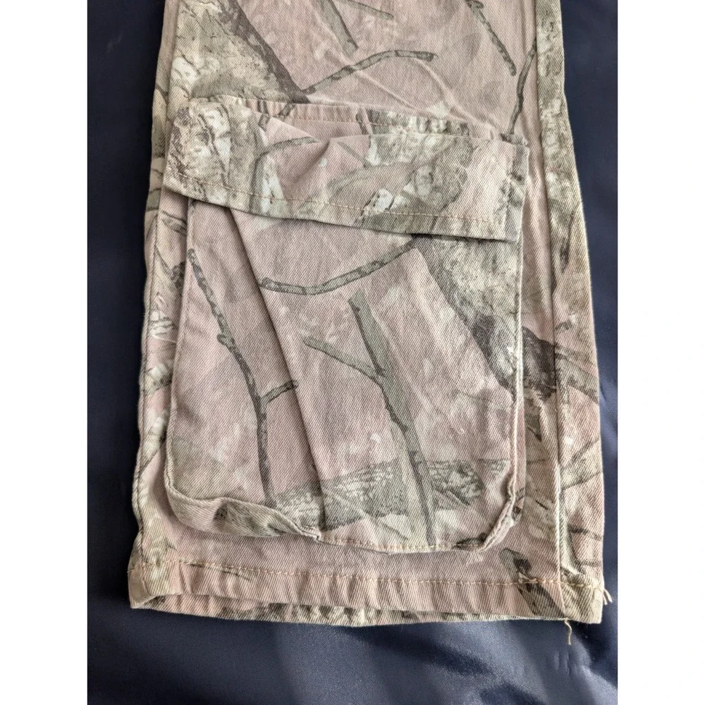 Disclosure Cargo Pants Mens 29x30 Multicolor Camo Cotton Twill Straight Leg